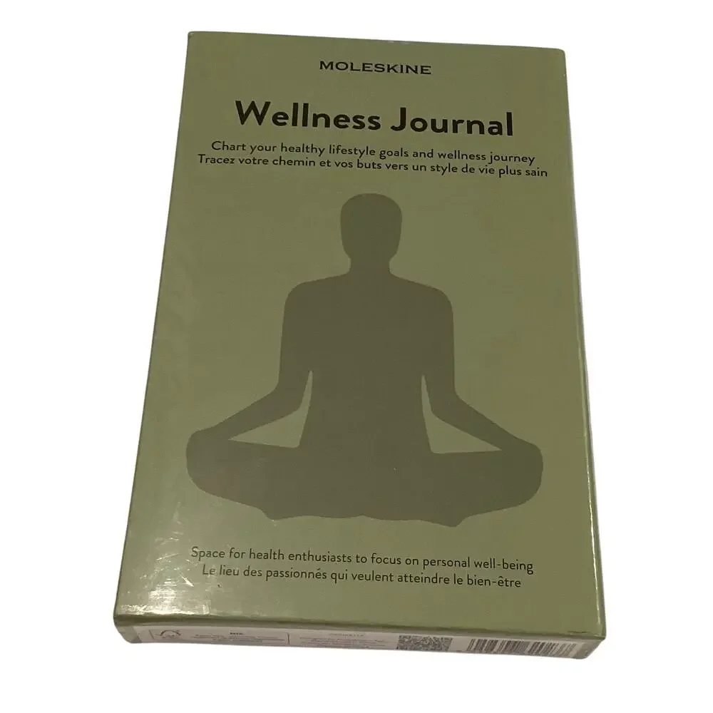 NEW ! Moleskine Wellness Journal Hardcover 5 x 8.25